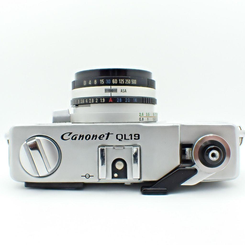 動作確認済】CANON New Canonet QL19 G-Ⅲ電池&ケース付