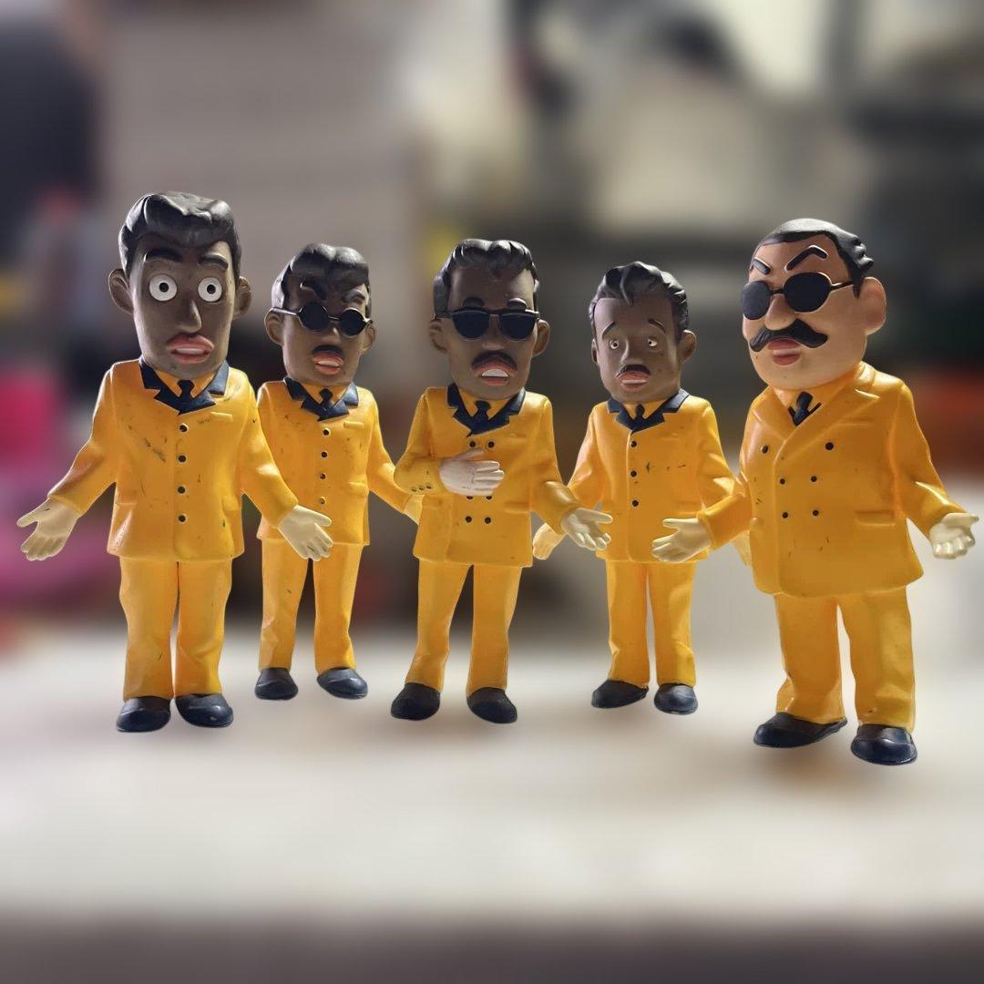 激レア ラッツ&スター ソフビ フィギュア 5体セット 鈴木雅之 田代まさし