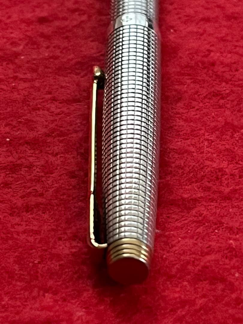 美品‼️パーカー75ボールペン シズレ スターリングシルバー ❗️リフィル新品‼️