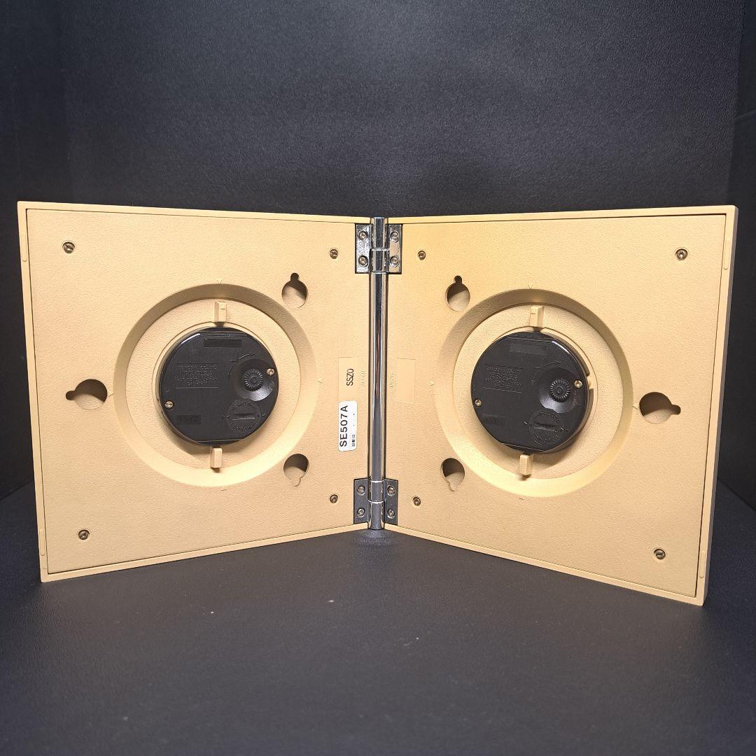 希少　SEIKO　セイコー　クォーツ　クロック　掛・置兼用時計　文字盤自在回転