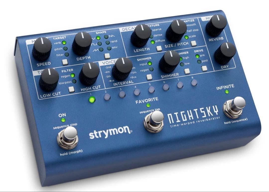 STRYMON（ストライモン）NIGHTSKY ギター リバーブ エフェクター