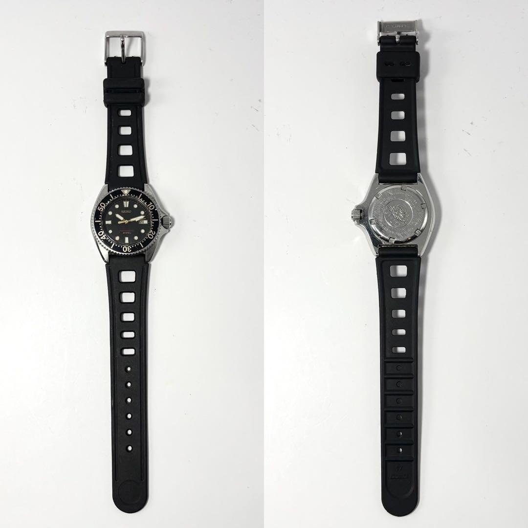 【稼動】 美品 SEIKO プロフェッショナル 腕時計 ダイバー 200m