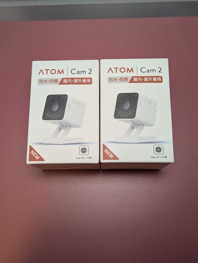 ATOMCam2 【２個セット】防犯・見守りカメラ【新品未使用未開封】 新品未開封】 ATOM Cam2 Webカメラ 防犯 見守り - メルカリ