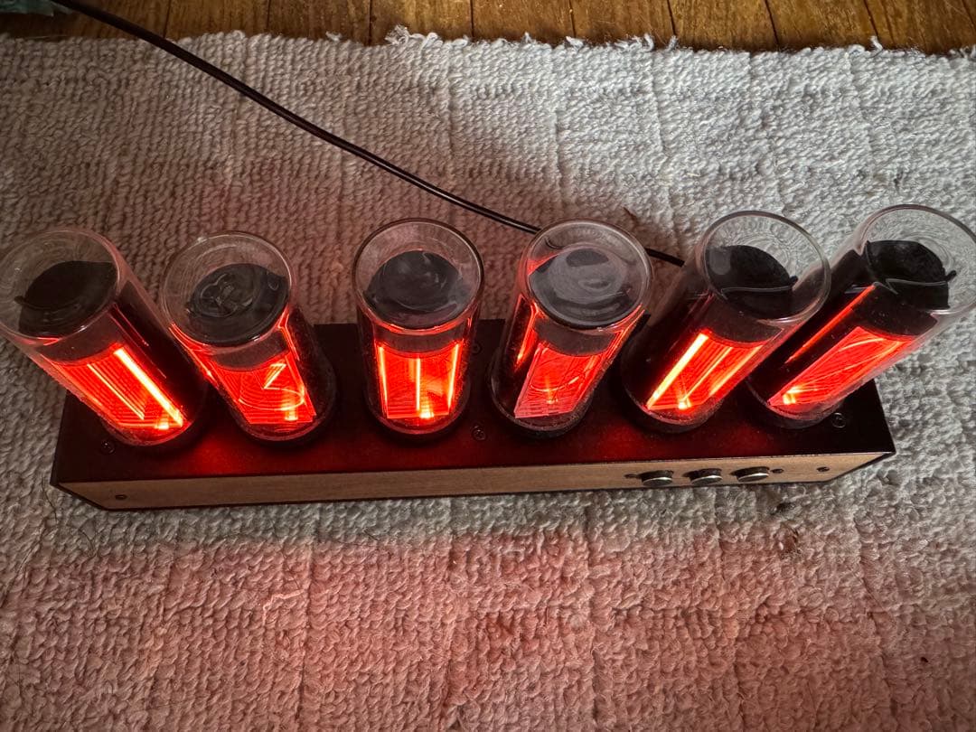 AZUREST Gixie Clock ニキシー管 Wi-Fiモデル シルバー : AZUREST