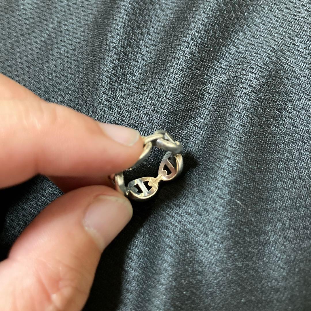 【人気モデル】エルメス　リング　シェーヌダンクル　アンシェネ48 シルバー