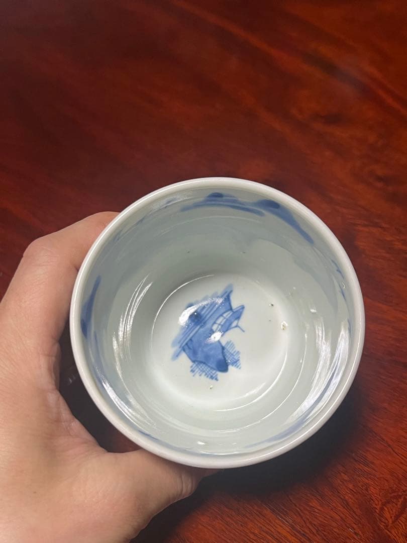 古伊万里 蕎麦猪口 鍋島 美品 そば猪口 大振 柿右衛門 後期鍋島 今右