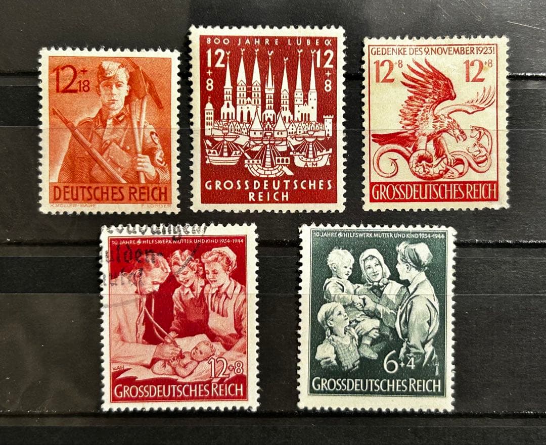 切手】ドイツ第三帝国 1940年代 記念切手 - メルカリ