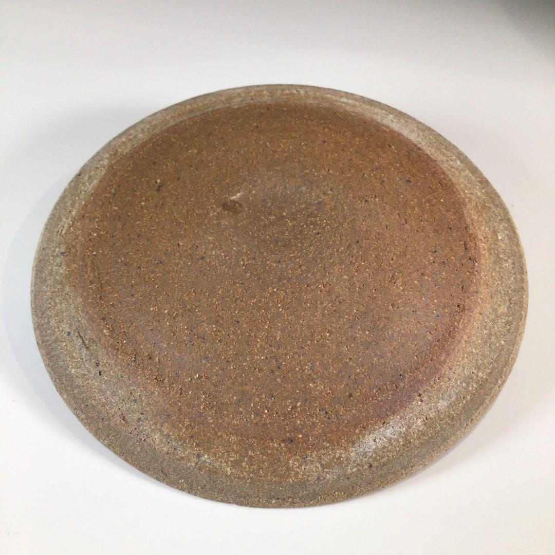 Ｐ４４７　水指　『唐津焼』『内山仙鶴造』『耳付水指』　共箱　茶道具