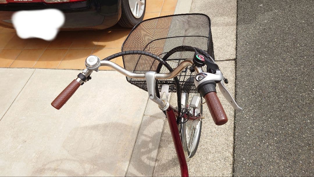 AOSL203　赤い三輪電動アシスト自転車