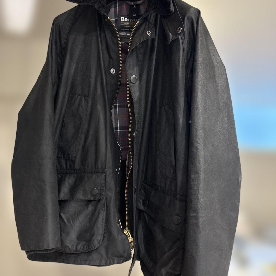 24年製 バブアー ビデイル 38 ブラック オイルドジャケット