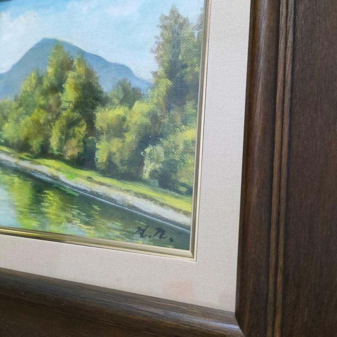 風景画　油絵　中島裕司