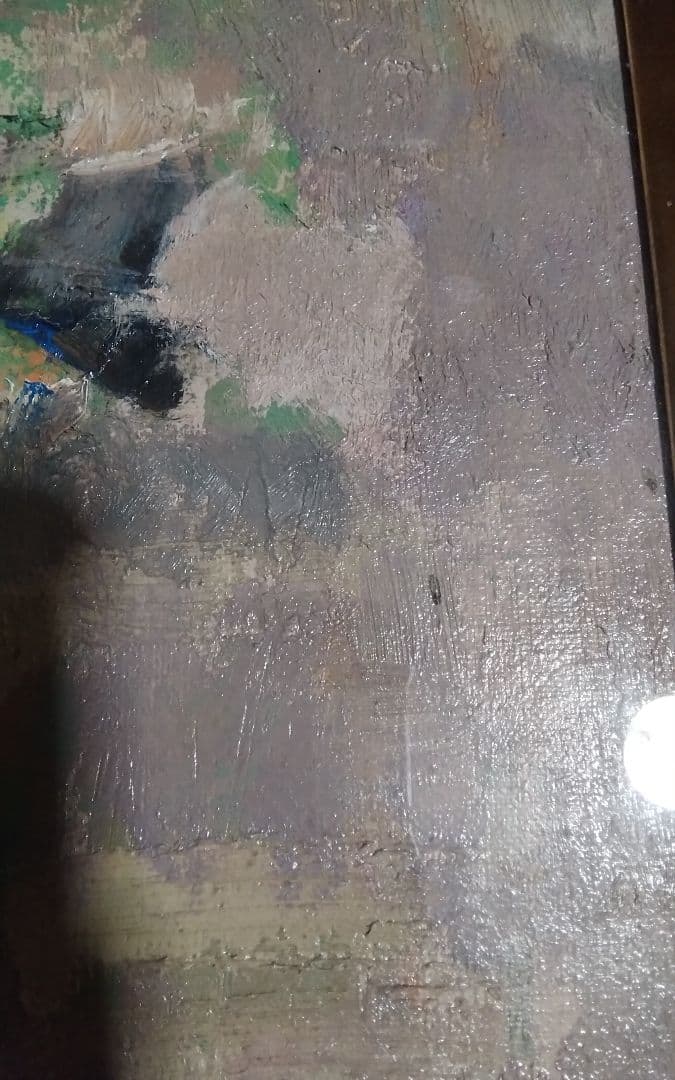 桜田精一　油彩真作F6春雲　巨匠金沢資産家所蔵毎日オークション7万円エスティメイ