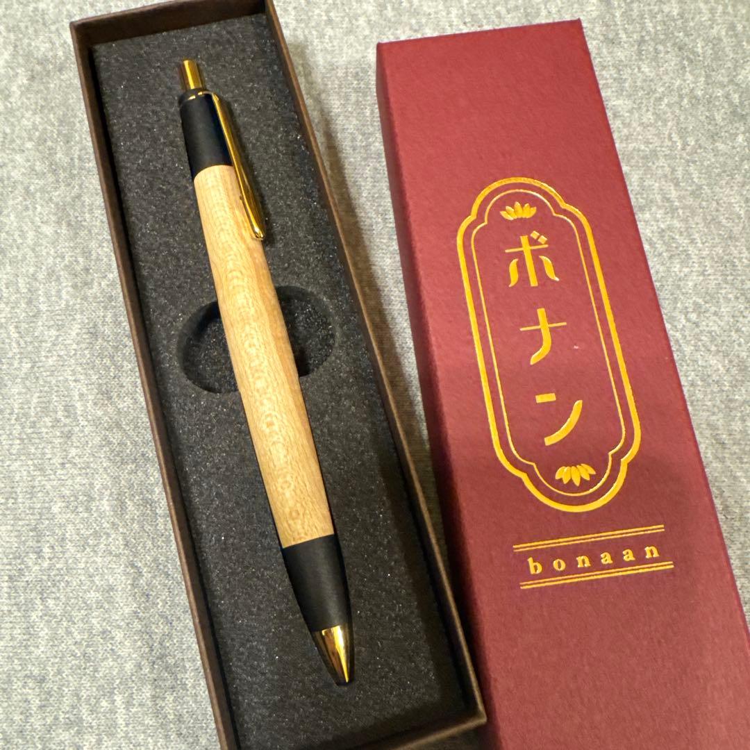 ボナンペン 楓 シャーペン 真鍮金具