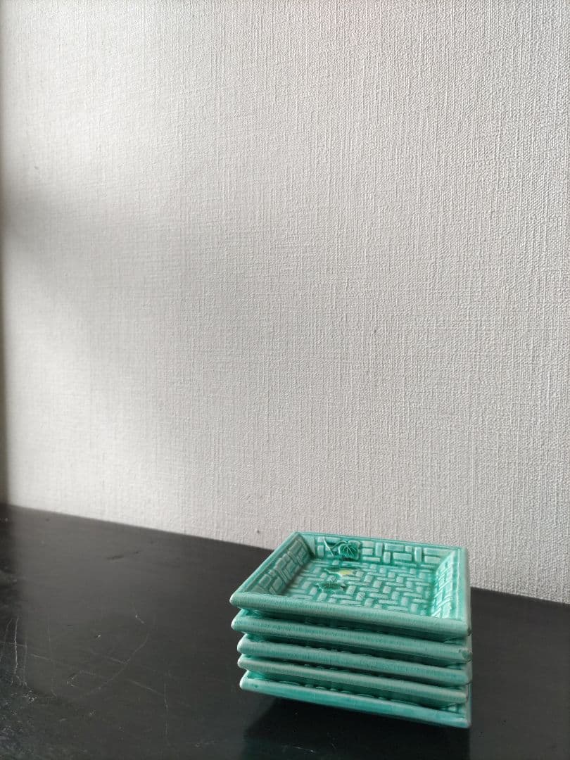 珉平焼網目豆皿5枚セット