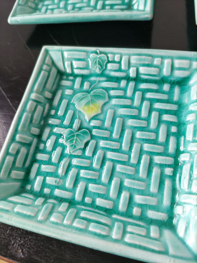 珉平焼網目豆皿5枚セット