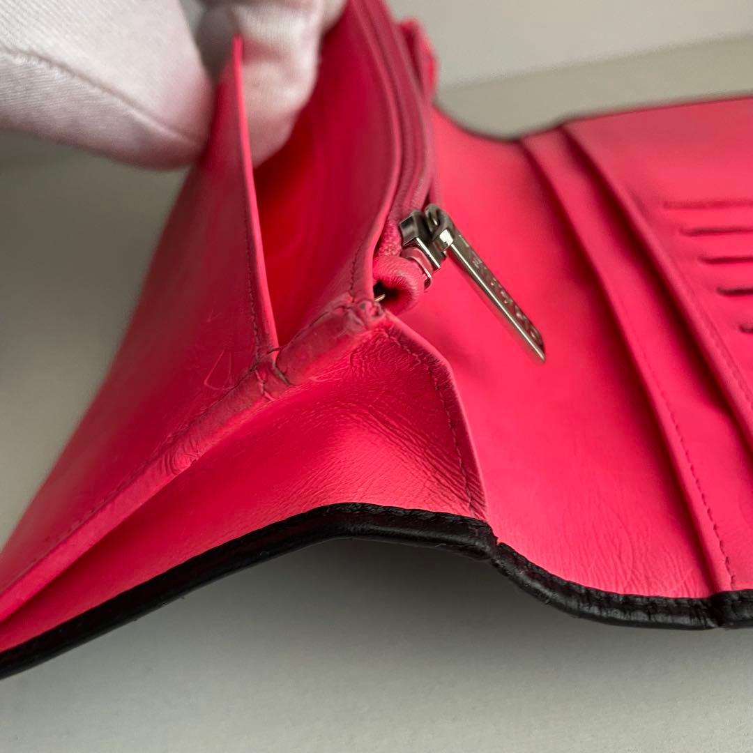 箱カードシール有り✨シャネルカンボンラインマトラッセ長財布ピンクCHANEL