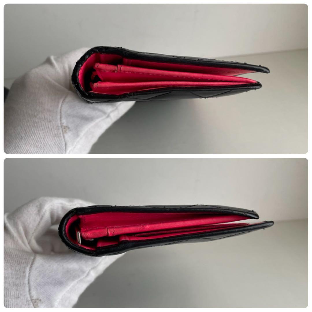 箱カードシール有り✨シャネルカンボンラインマトラッセ長財布ピンクCHANEL