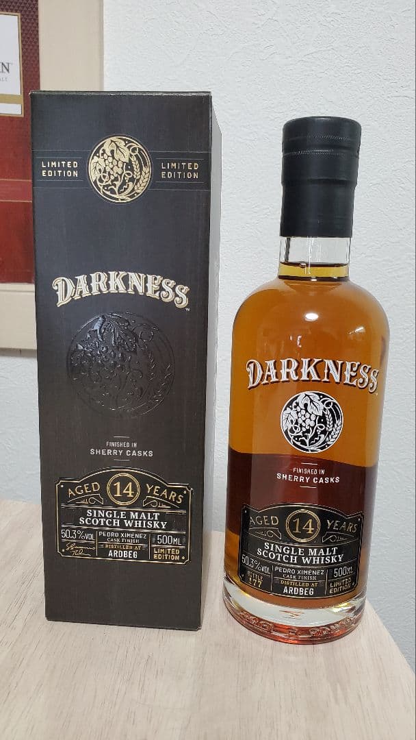 【Pxシェリーのアードベッグ】ダークネス アードベッグ14年 スコッチウイスキー】ダークネス アードベッグ14年 クルーシャル