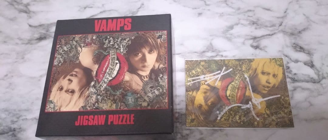 VAMPS直筆サインカード付ジグソーパズル VAMPS直筆サインカード付ジグソーパズル