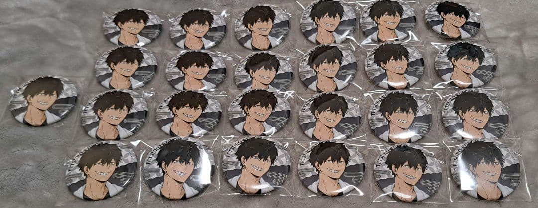 ハイキュー　極楽湯　缶バッジ　ポラショット　黒尾 まとめ売り 25缶 ハイキュー 極楽湯 缶バッジ ポラショット 黒尾 まとめ売り 25缶