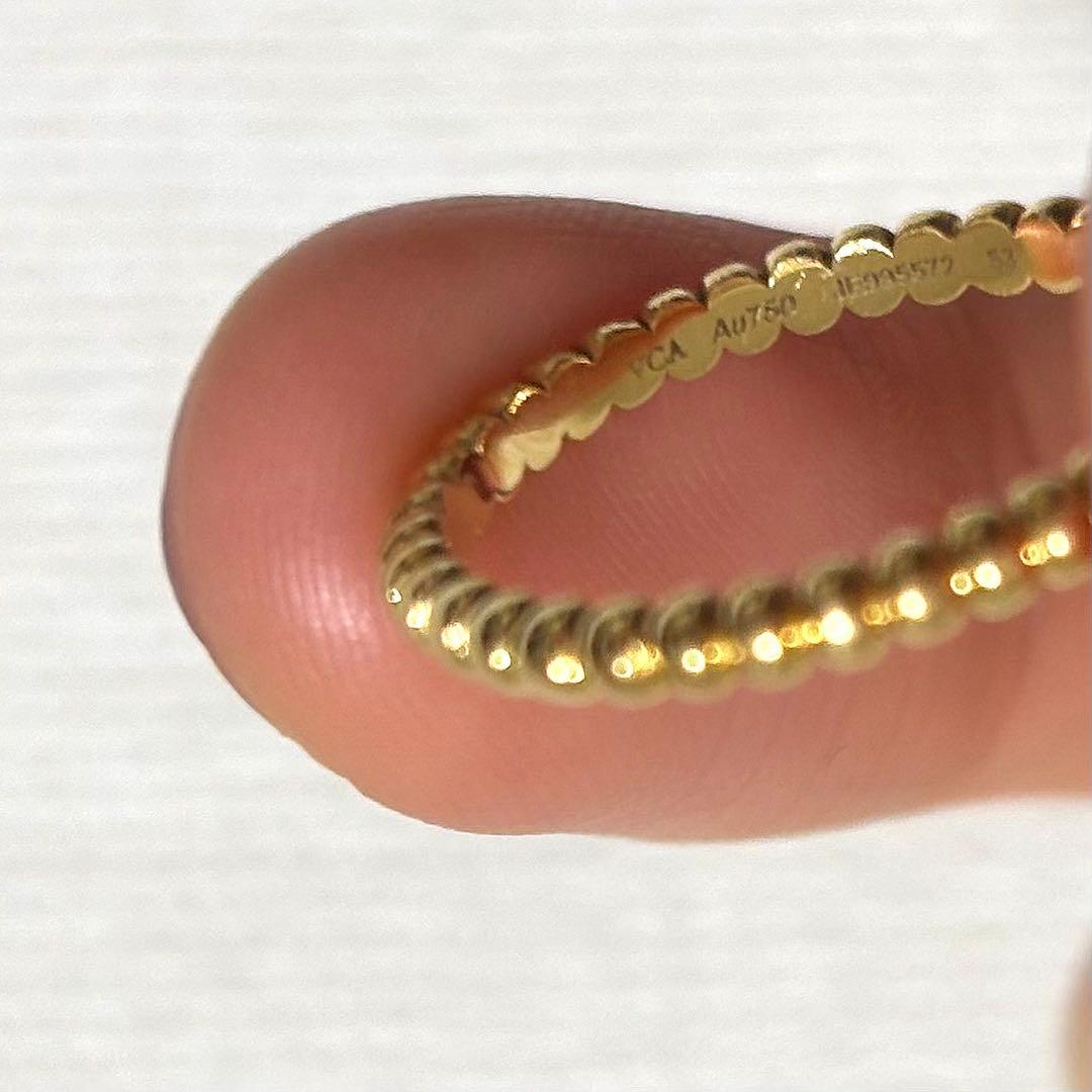 ヴァンクリ　Van Cleef ペルレ　イエローゴールド　スモール　53