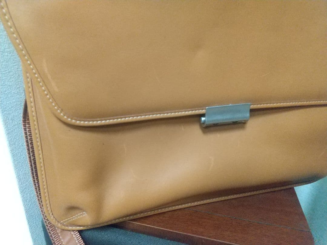 ハートマンブリーフケースビジネスバッグ革茶色　hartmann