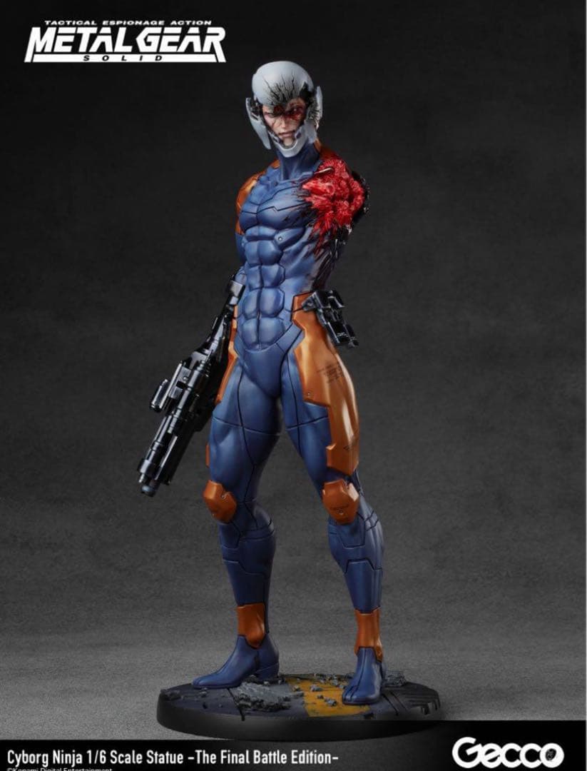 gecco メタルギアソリッド サイボーグ忍者 ダメージ版 1/6 スタチュー