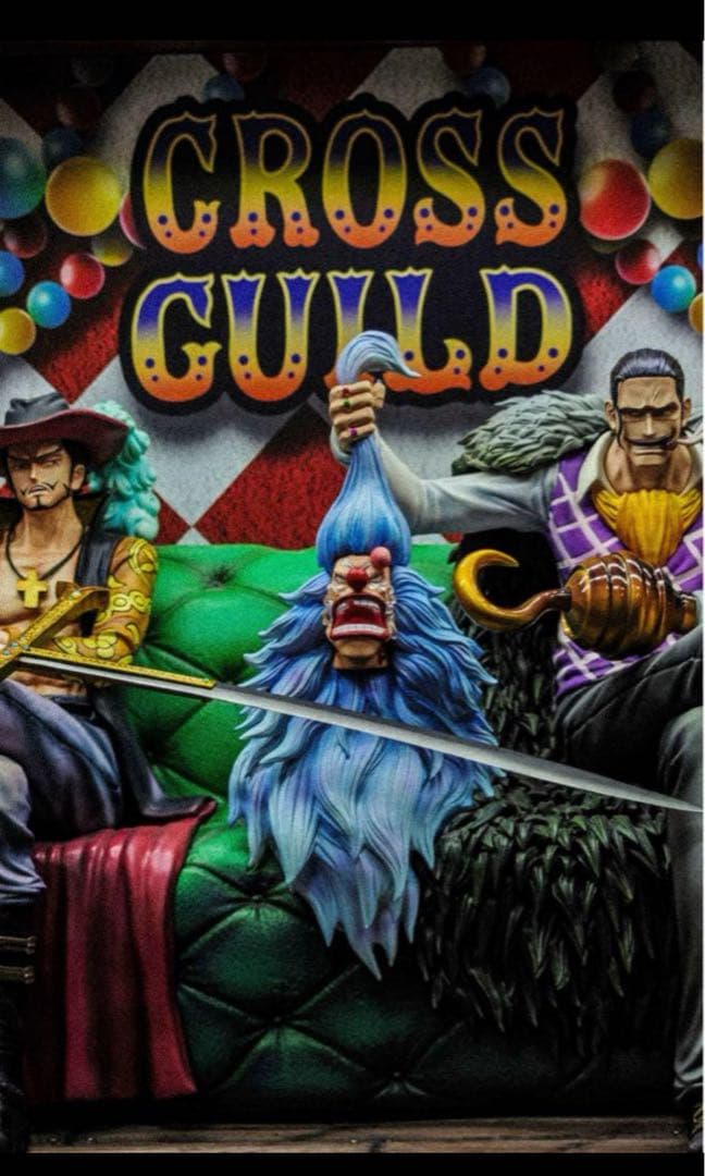 ワンピース 【クロスギルド 】ミホーク＆クロコダイル ガレージキット フィギュア