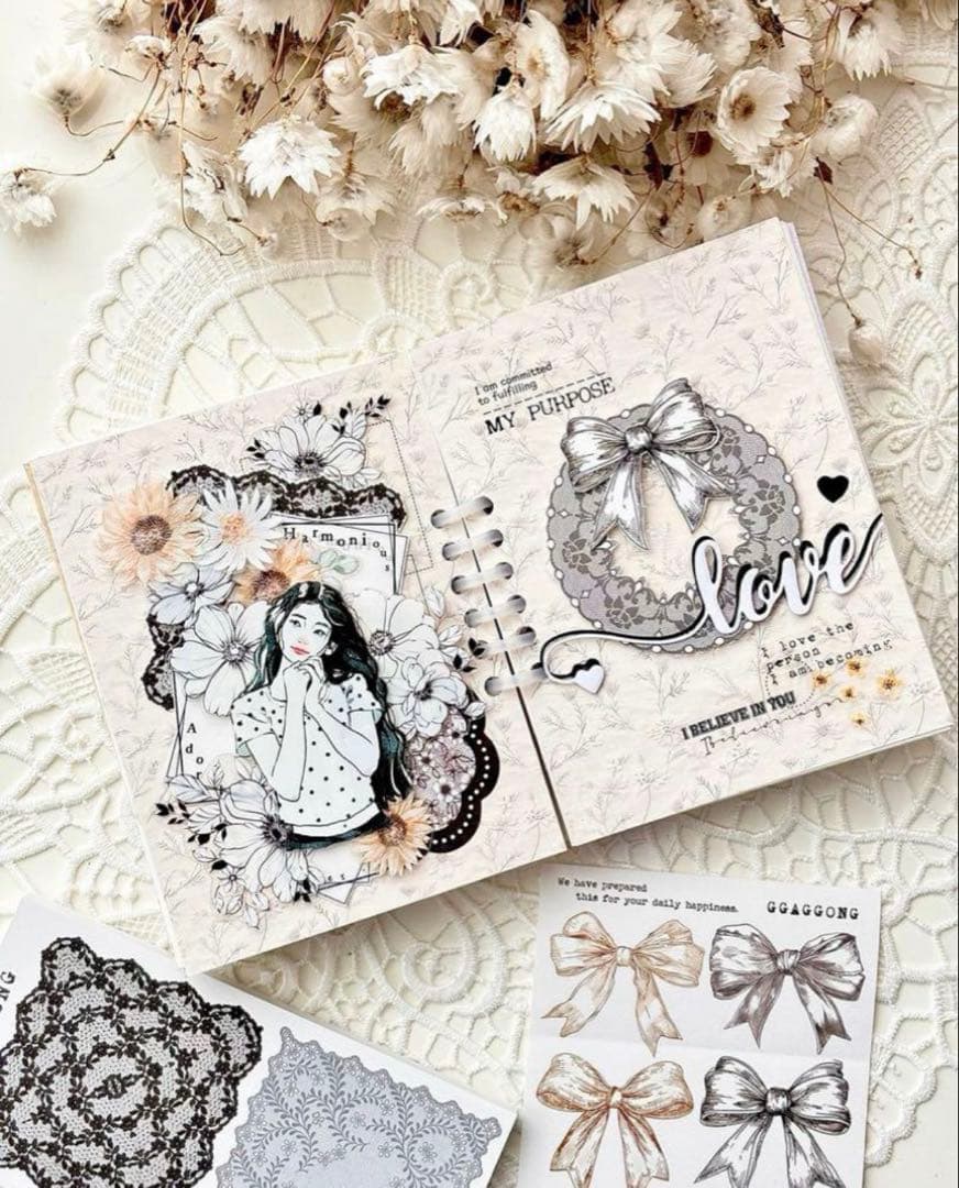 コラージュ素材 紙もの 素材紙 【2065】