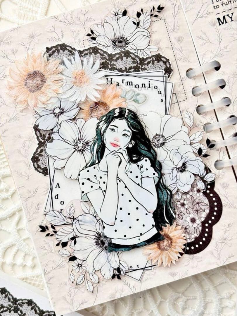 コラージュ素材 紙もの 素材紙 【2065】