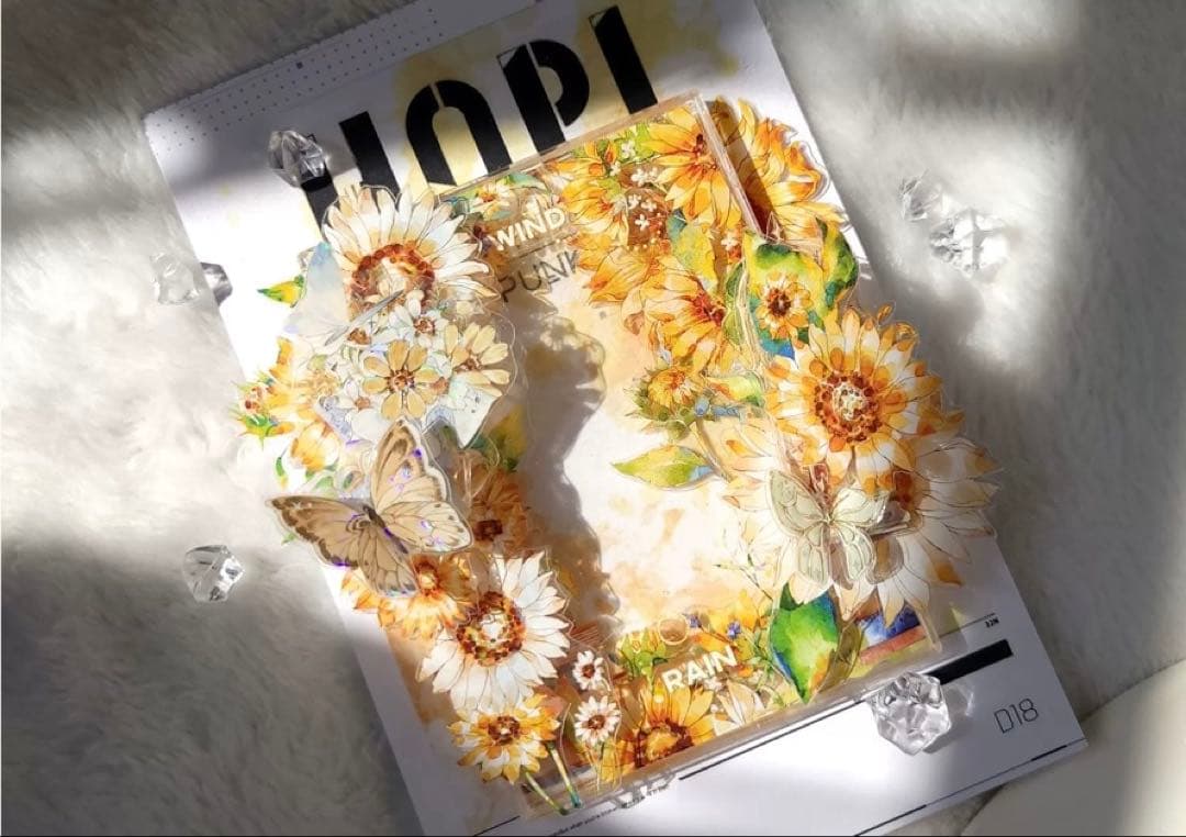 醒醒文创《染葵》海外マスキングテープ　マステ 【2353】