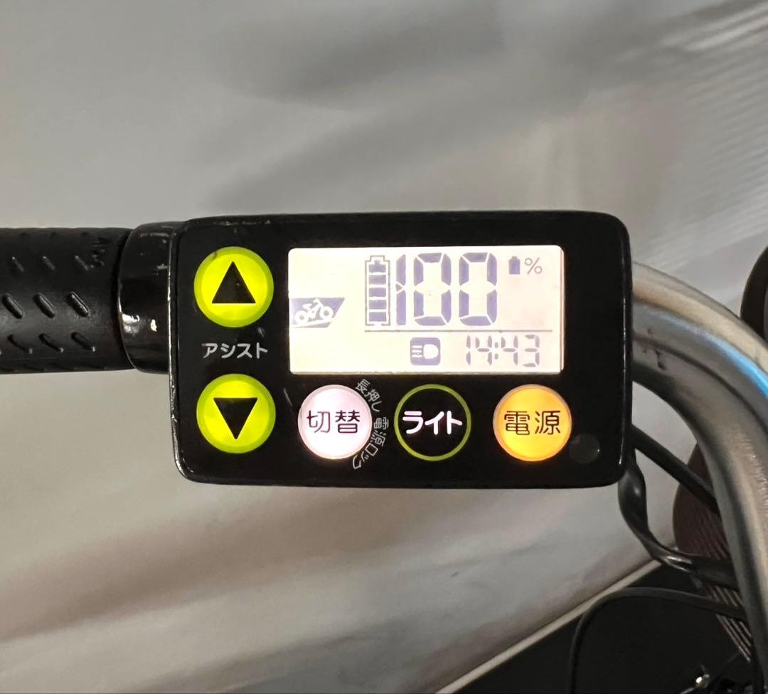 1年保証 送料無料　ヤマハ　パスチア　26インチ　紺色　電動アシスト自転車