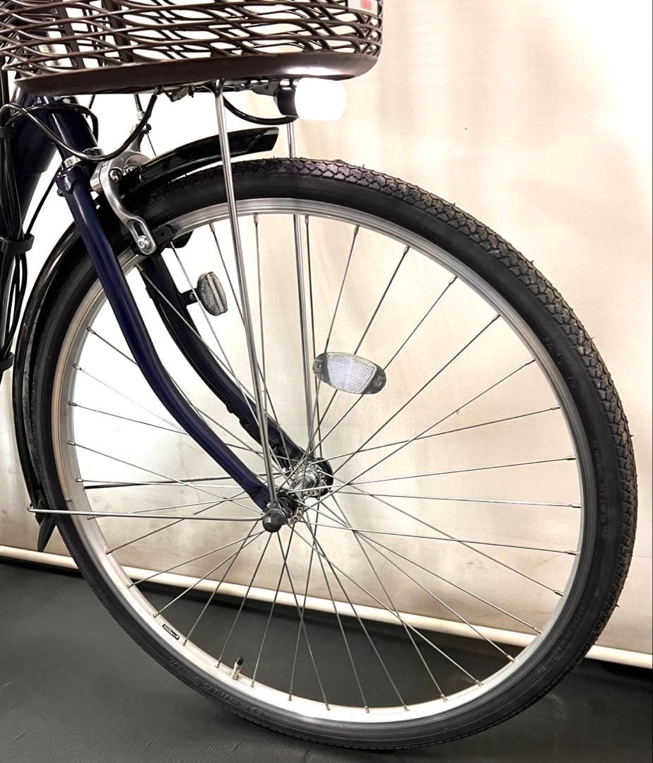 1年保証 送料無料　ヤマハ　パスチア　26インチ　紺色　電動アシスト自転車