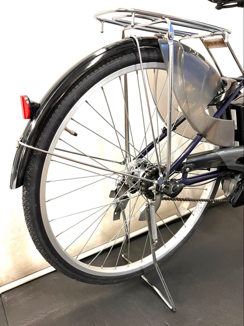 1年保証 送料無料　ヤマハ　パスチア　26インチ　紺色　電動アシスト自転車