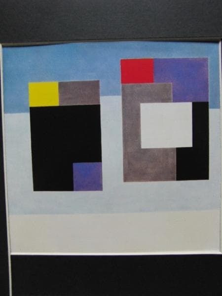 ベン・ニコルソン、二つの形状、海外超希少レゾネ、新品額付