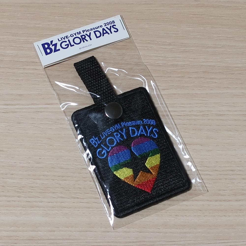 ツアーバゲージタグ B'z GLORY DAYS 2008 公式グッズ