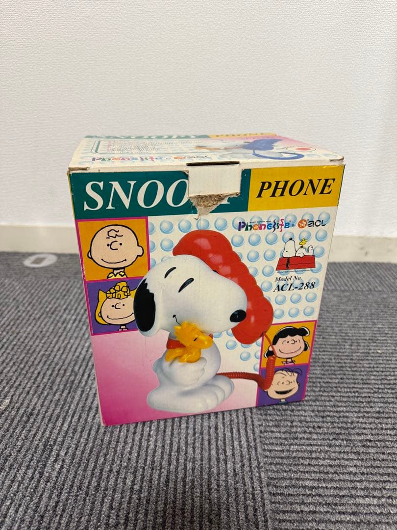 Snoopy Phone スヌーピー 電話 未使用品 デッドストック ピーナッツ