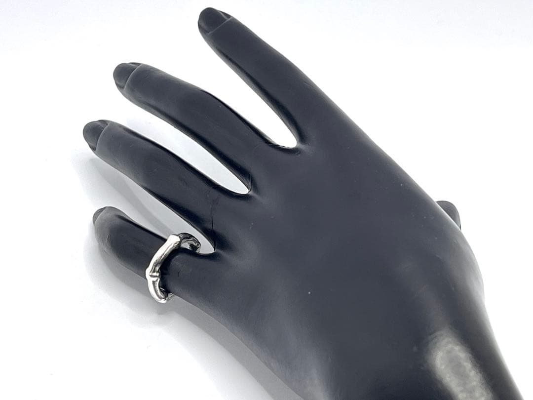 c870 希少　美品　オールド　ティファニー　バンブー　リング　925 約4号