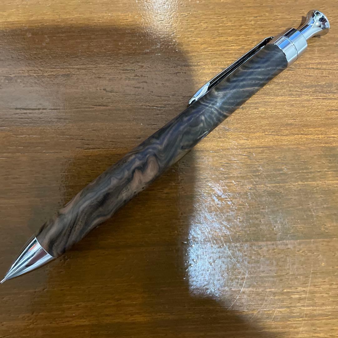 極上黒柿　黒檀　ペンシル　2本セット　検索用　野原工芸　ボナン