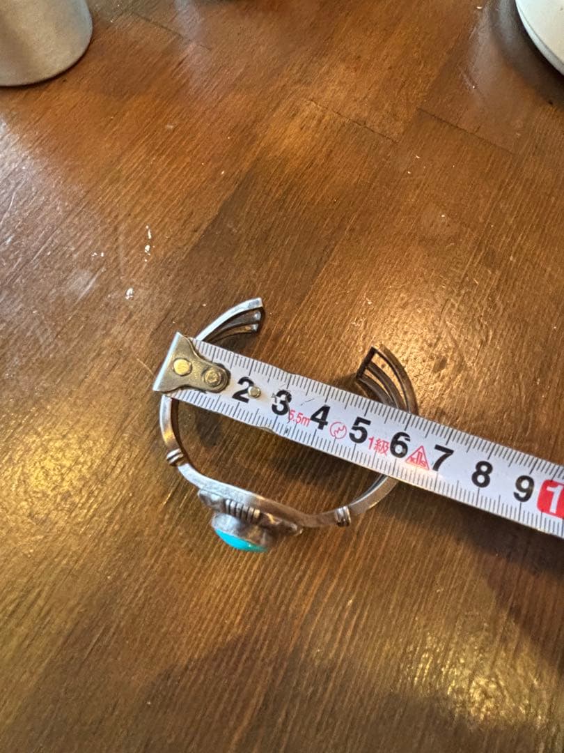 25年前購入 ヴィンテージ ターコイズ バングル Sterling刻印