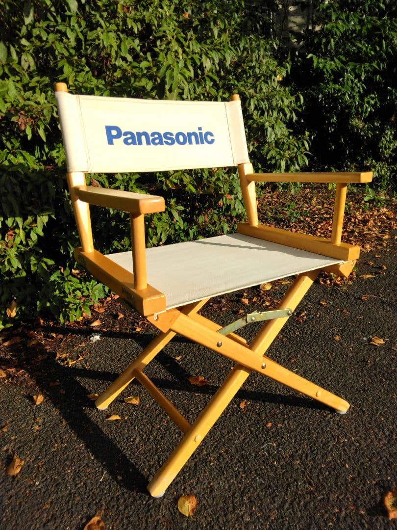 非売品 パナソニック ディレクターズチェア 帆布 コットン ウッド