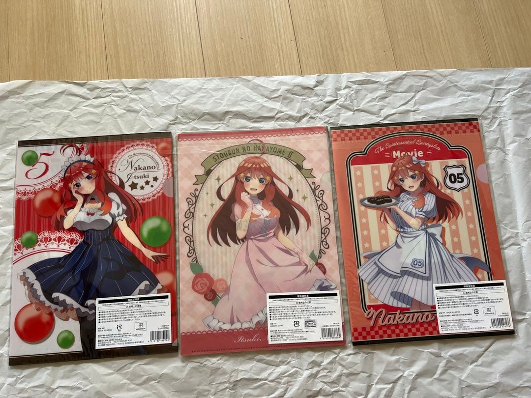五等分の花嫁　クリアファイル　多数　まとめ売り