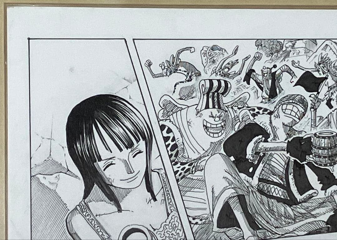 激レア ビブルの秘宝 ワンピース 複製原画 当選通知書あり - メルカリ