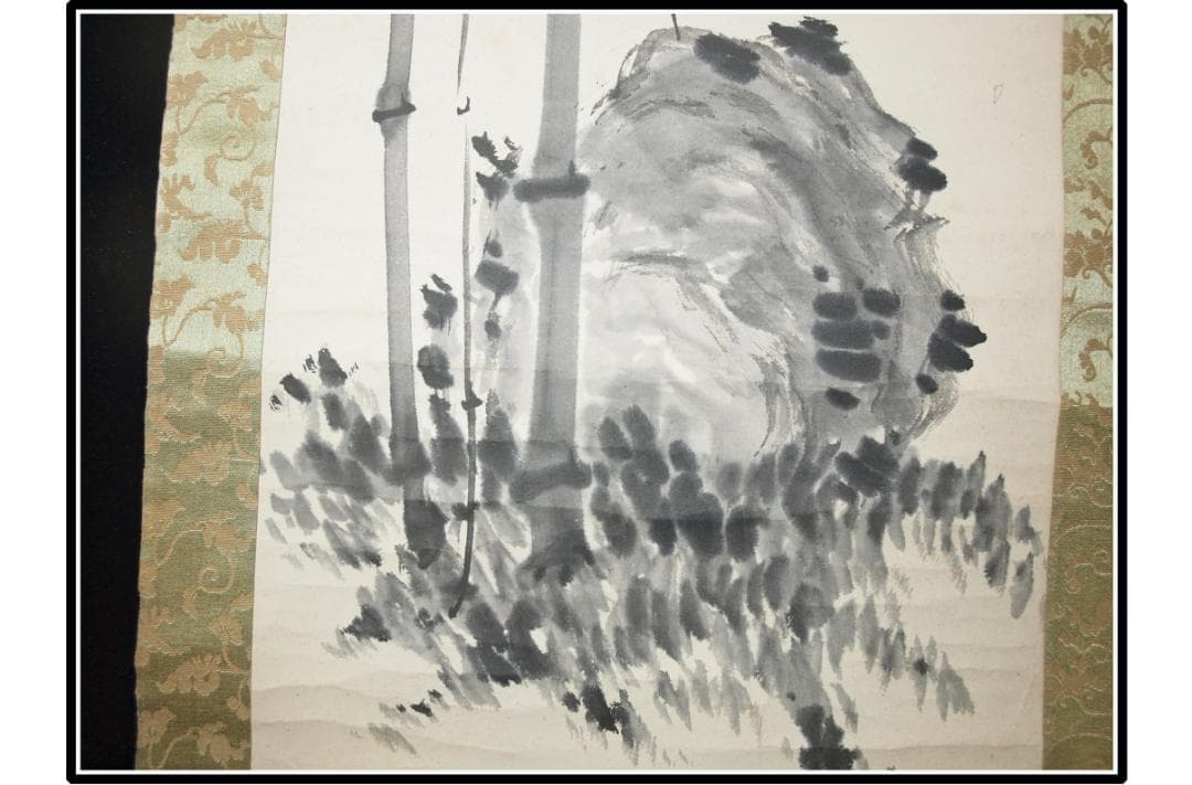 古民家整理品　日本江戸時代肉筆掛け軸そ※激安骨董品 X1133C16-9