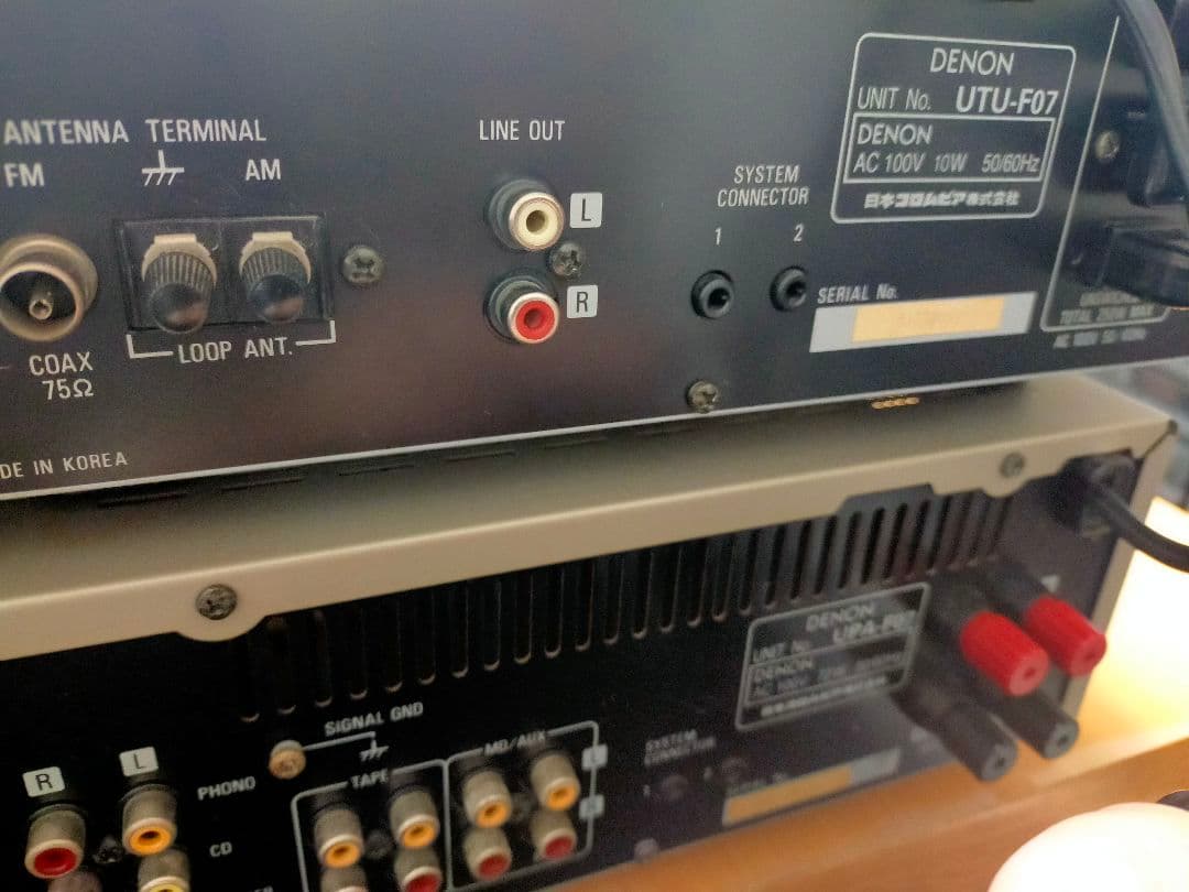DENON デノン UPA-F07 他 コンポ セット