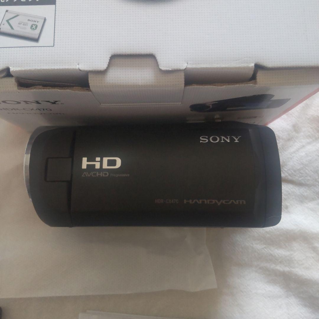 SONY ビデオカメラ HDR-CX470 ブラック 光学ズーム30倍 ソニー