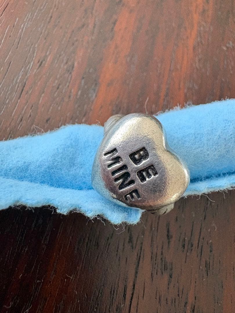 Katieハート型リング BE MINE シルバー14号