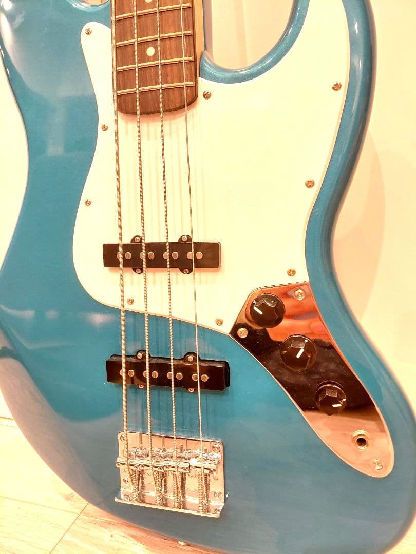 Busker's バスカーズ エレキベース ジャズベース ターコイズブルー