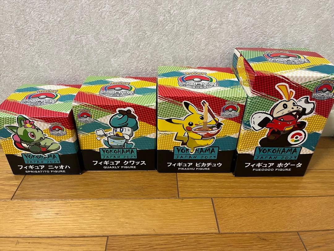 ポケモン ポケモンカード WCS2023横浜 フィギュア 4種 フィギュア