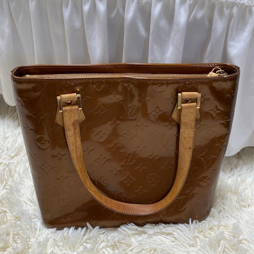 ルイヴィトン LOUIS VUITTON ヒューストン ヴェルニ ブロンズ